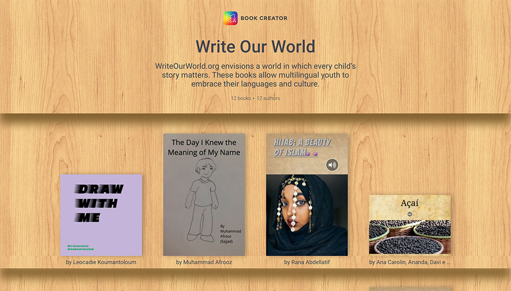 'Write Our World' published libary
