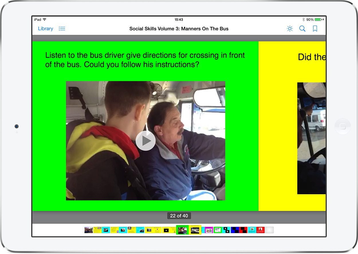 Social Skills book viewed in iBooks
