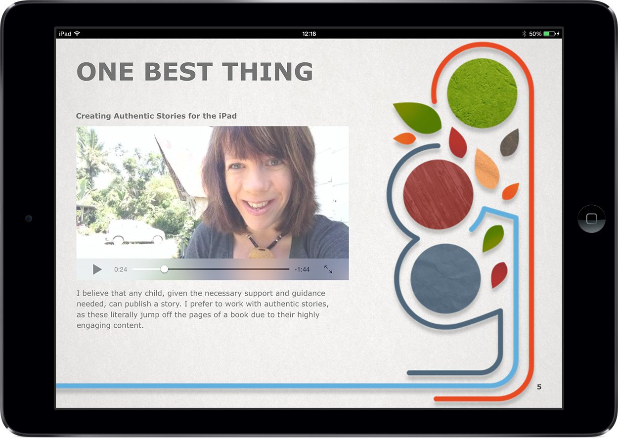 Jane Ross's book as viewed in iBooks