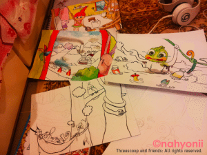 A sneak preview of Nahyeon's next book!
