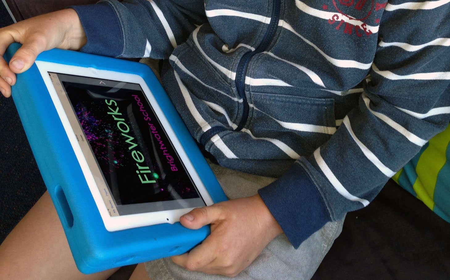 Working on the book in Book Creator