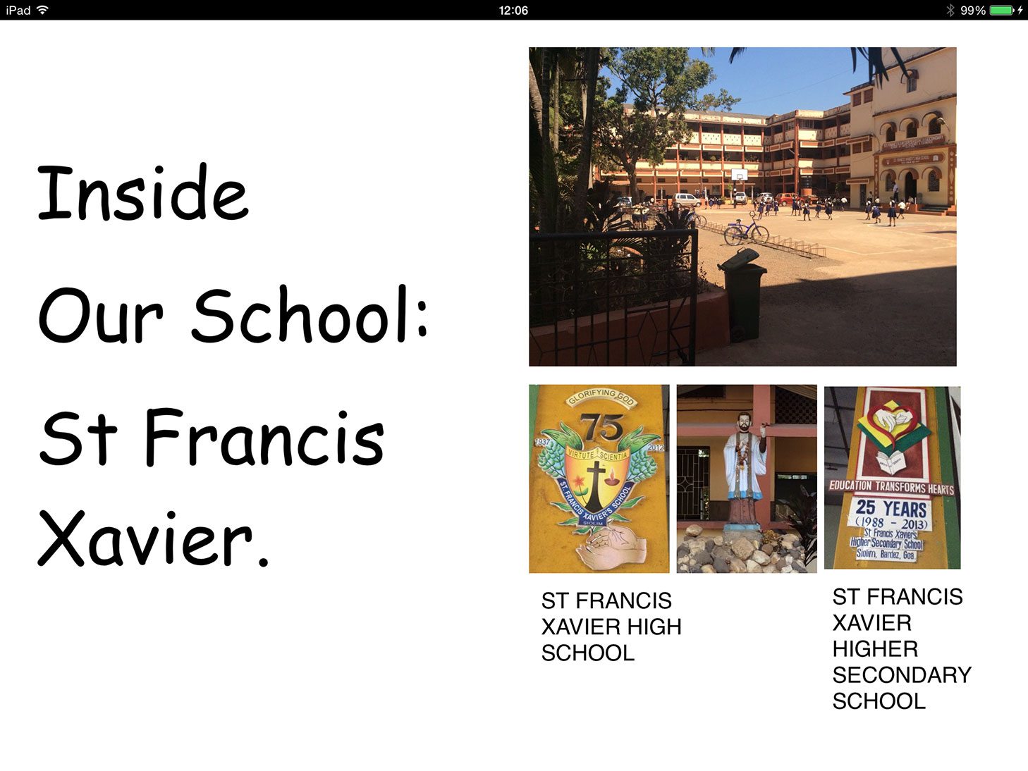 Inside our school: St Francis Xavier