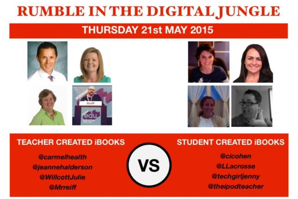 Promo poster for the iBooks Author vs Book Creator debate
