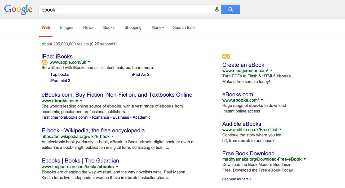 Google Ads screenshot