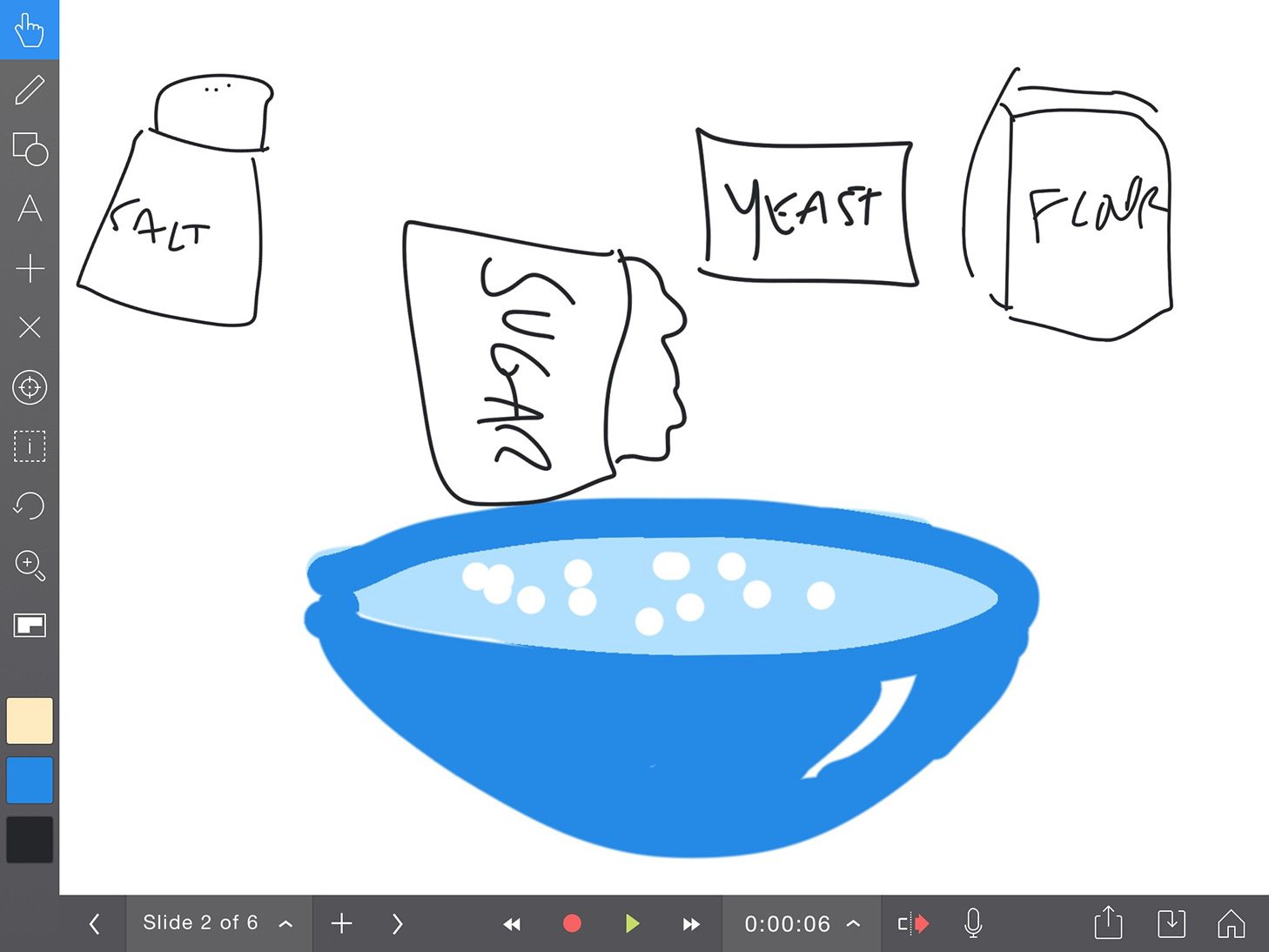 Hand-drawn animations in Explain Everything