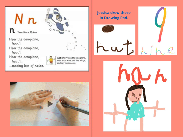 Featured image for “Dad teaches his daughter phonics with Book Creator”