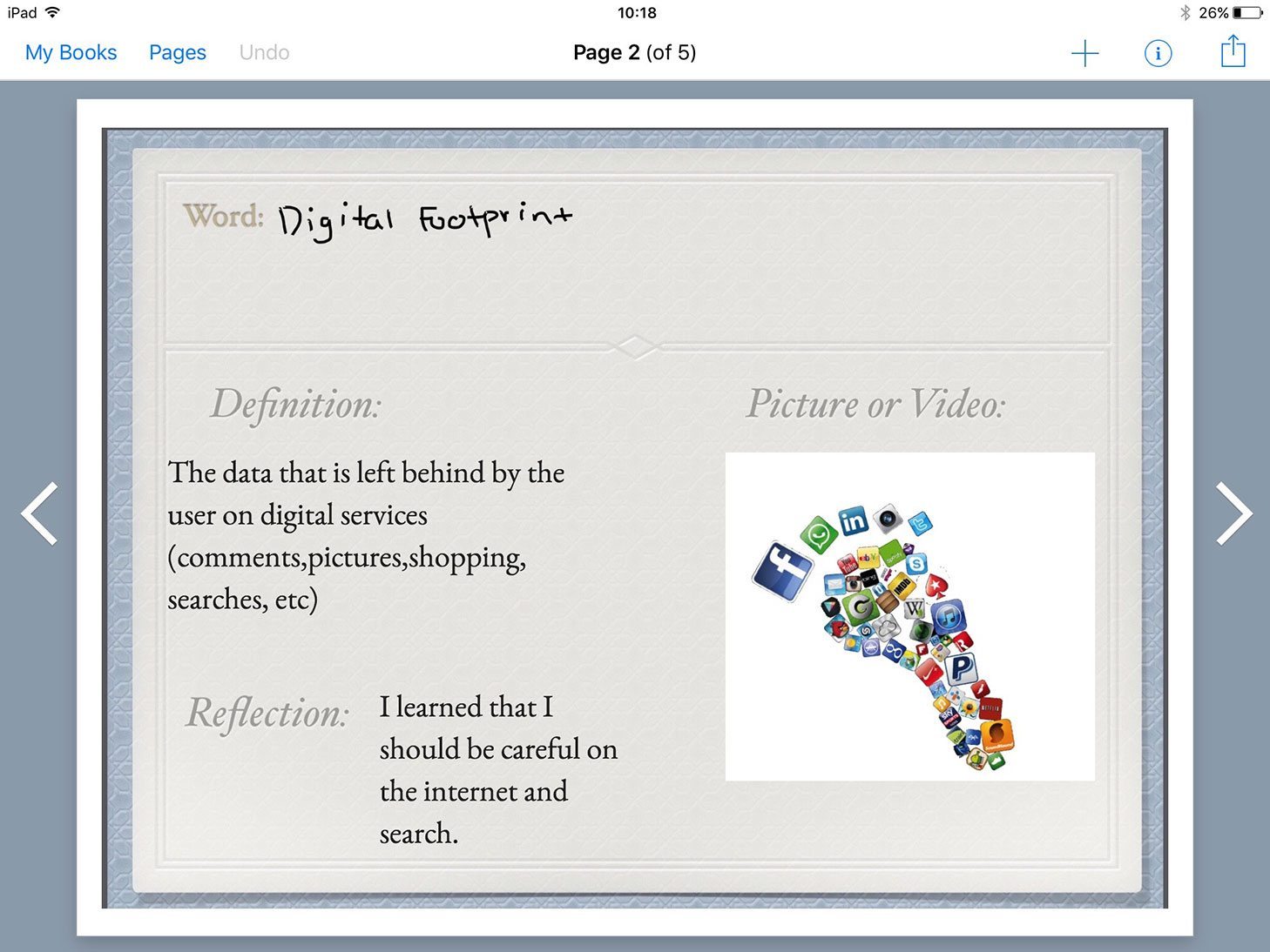 Digital footprint definition