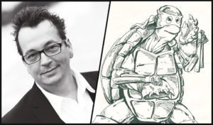 Kevin Eastman and his Teenage Mutant Ninja Turtles artwork