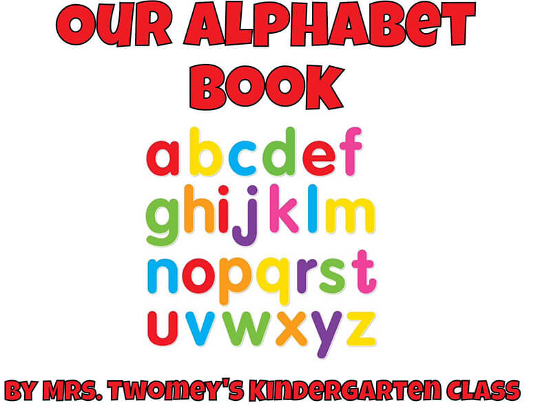 Cover page of the class Alphabet book