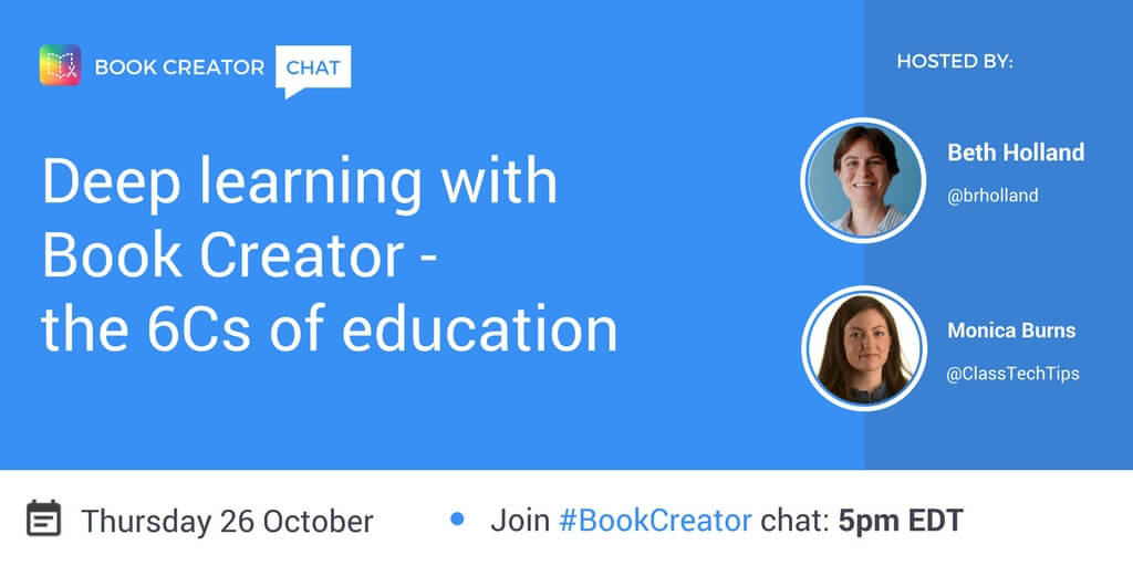 Deep learning with Book Creator - the 6Cs of education