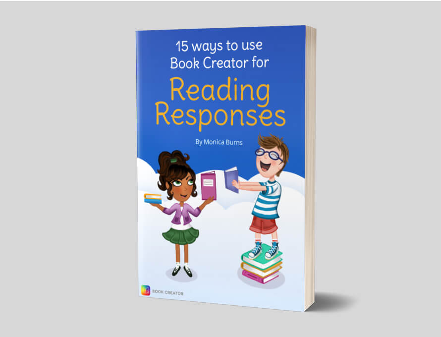 Front cover of 15 ways to use Book Creator for Reading Responses