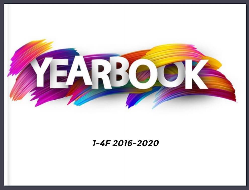 Yearbook cover - 4F