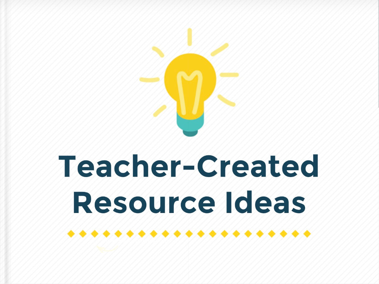 Teacher Created Resource Ideas book
