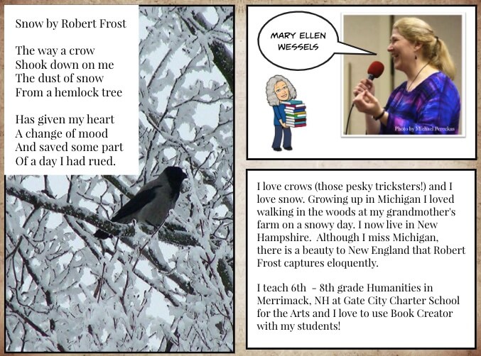 Mary Ellen Wessels poetry page