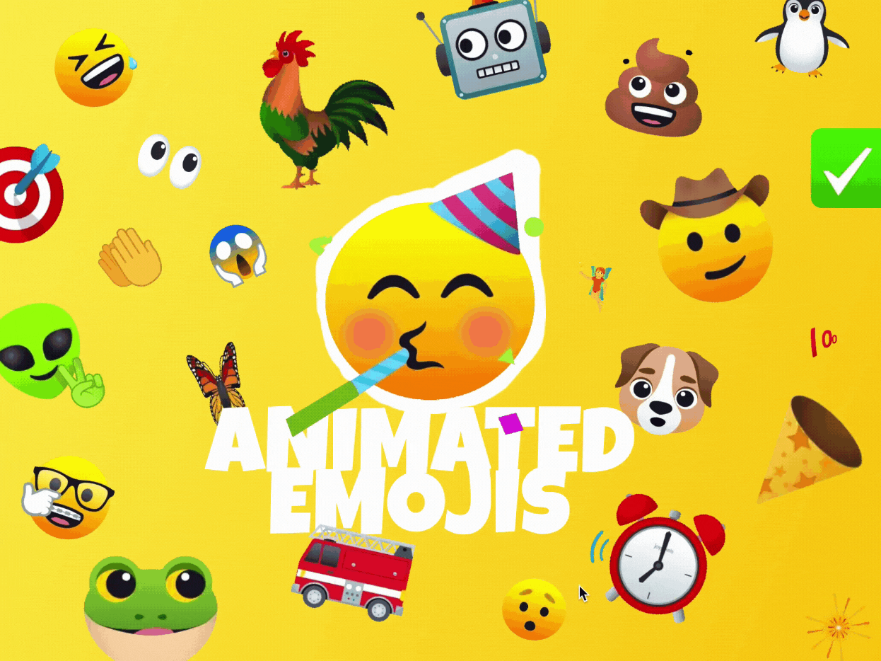 Animated emojis