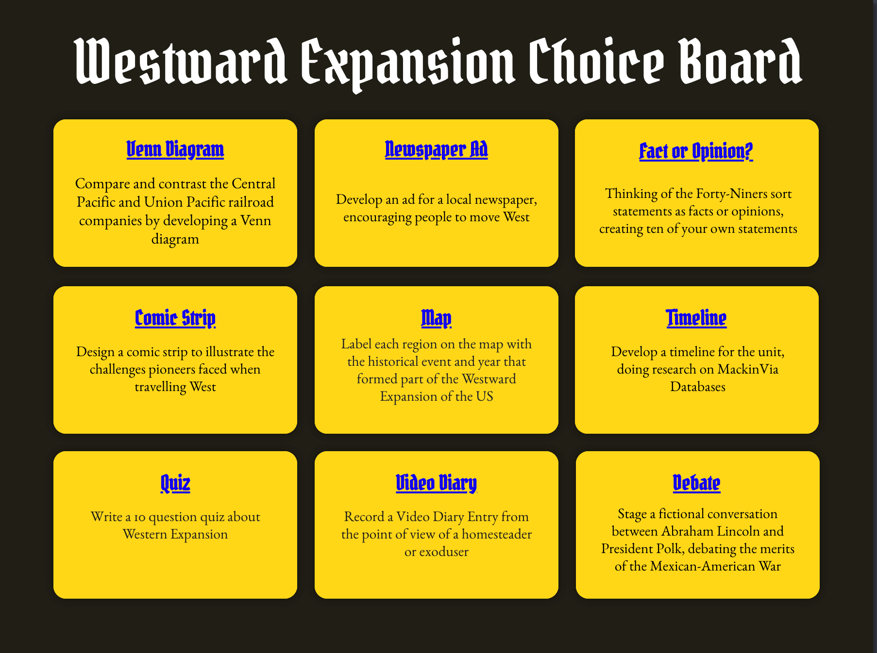 Choice Boards for Learning & Student Engagement