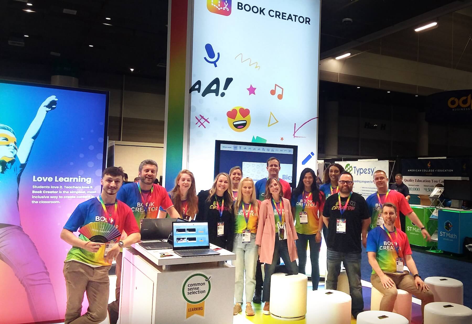 Some of the Book Creator team at ISTE 2022