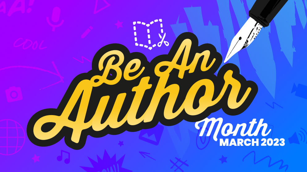 Be An Author Month March 2023