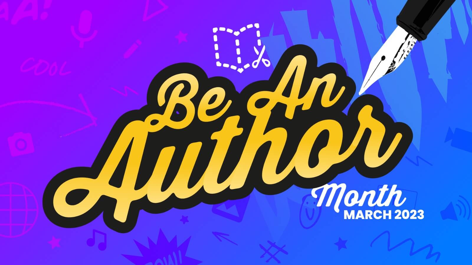 Be An Author March 2023