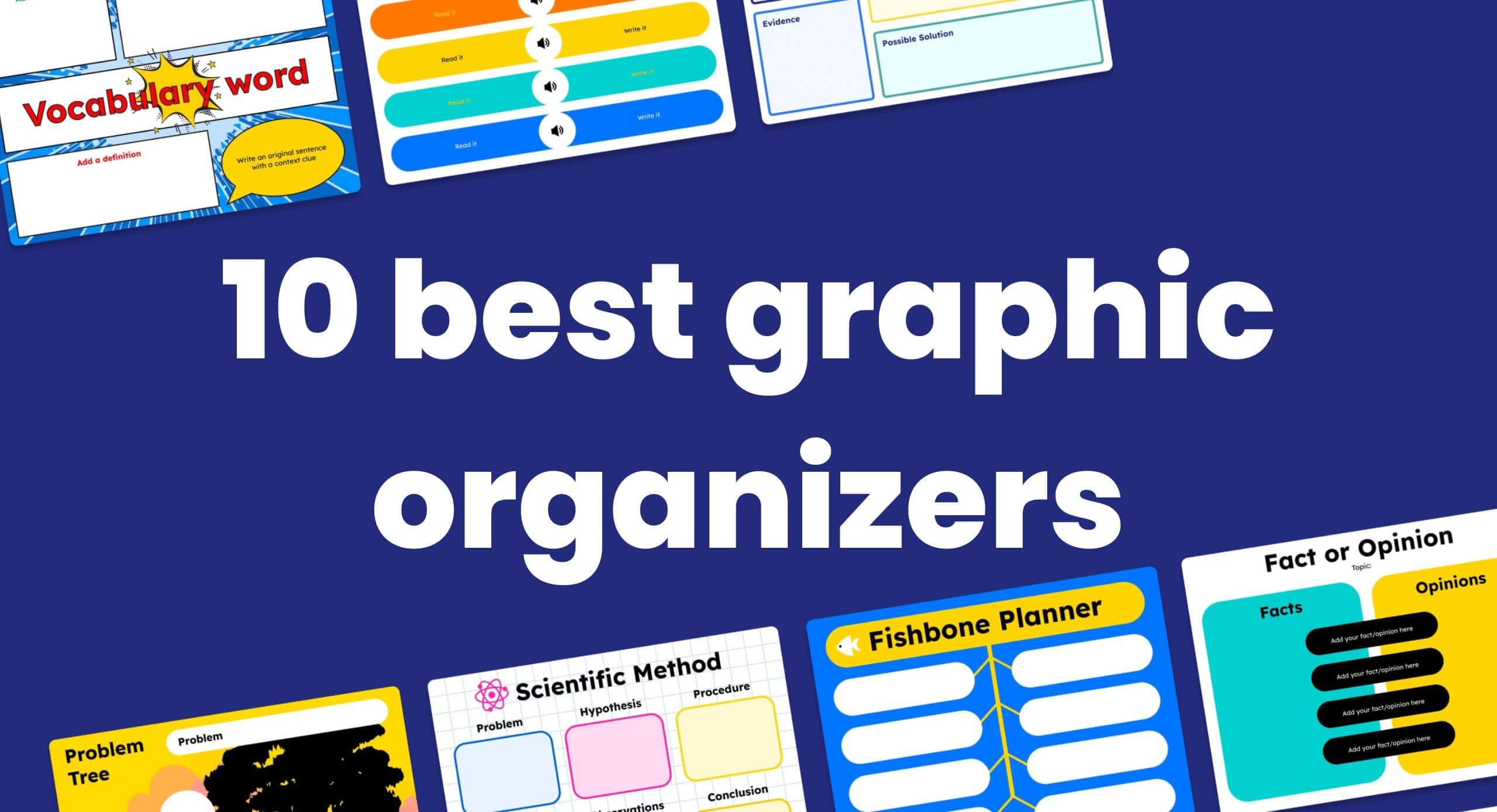 Featured image for “10 best graphic organizers for Teachers”