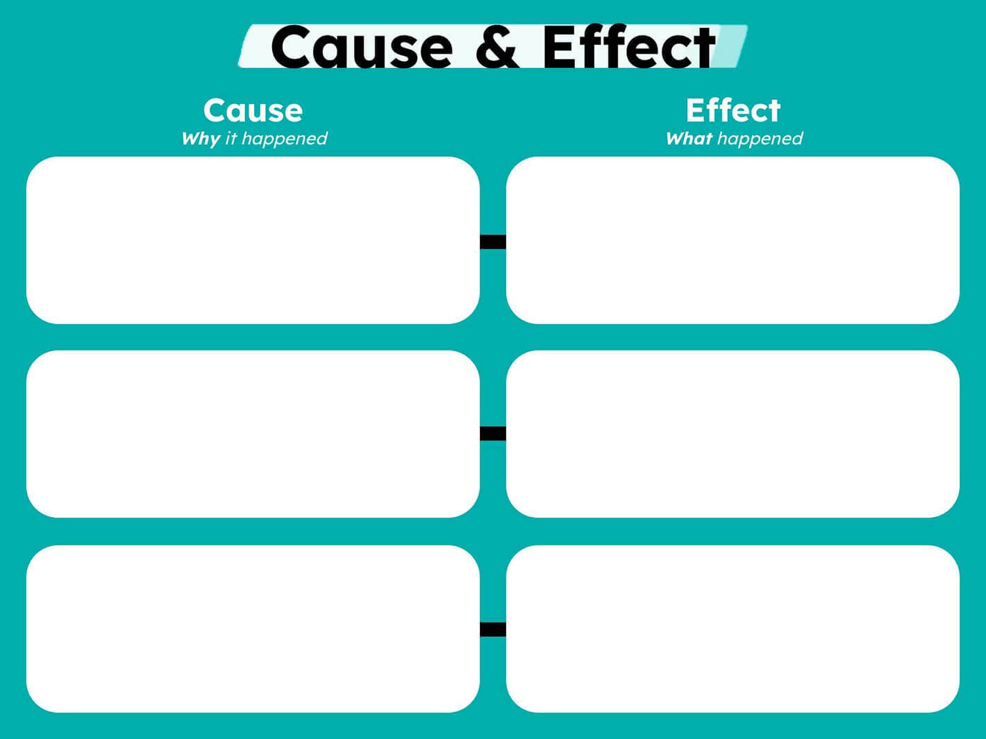 Cause And Effect Book Creator App