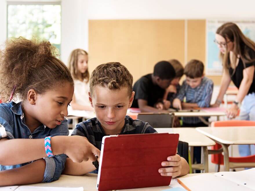 A class using iPads