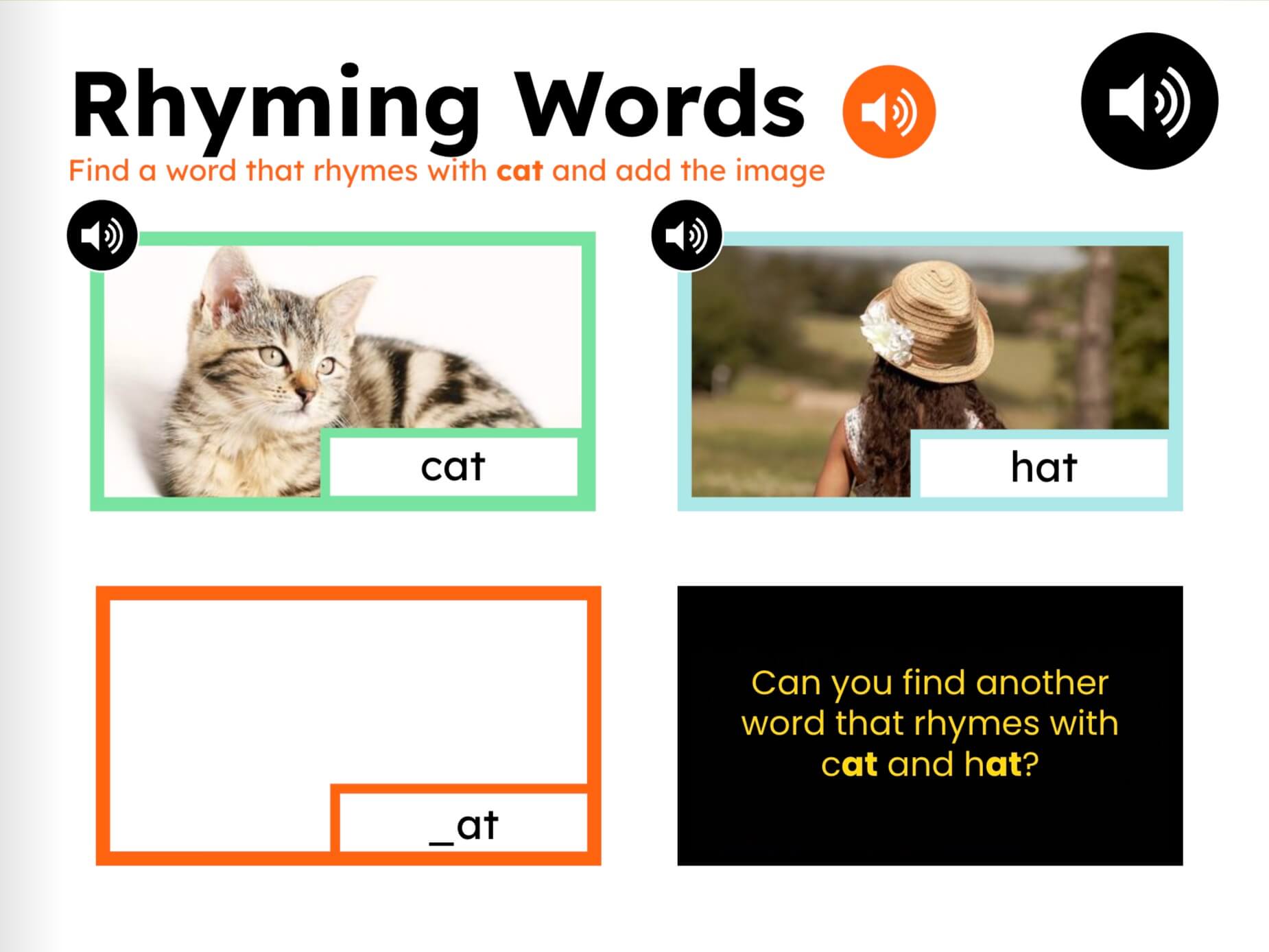 Rhyming Words exercise