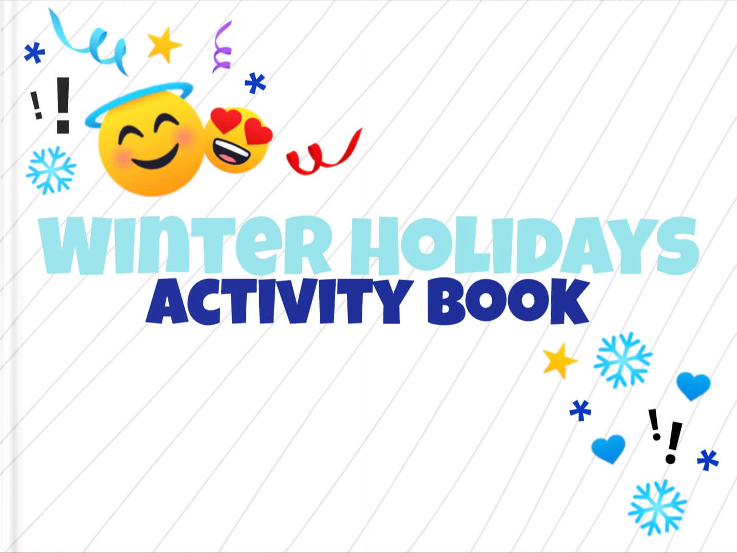 Winter Holidays Activity Book