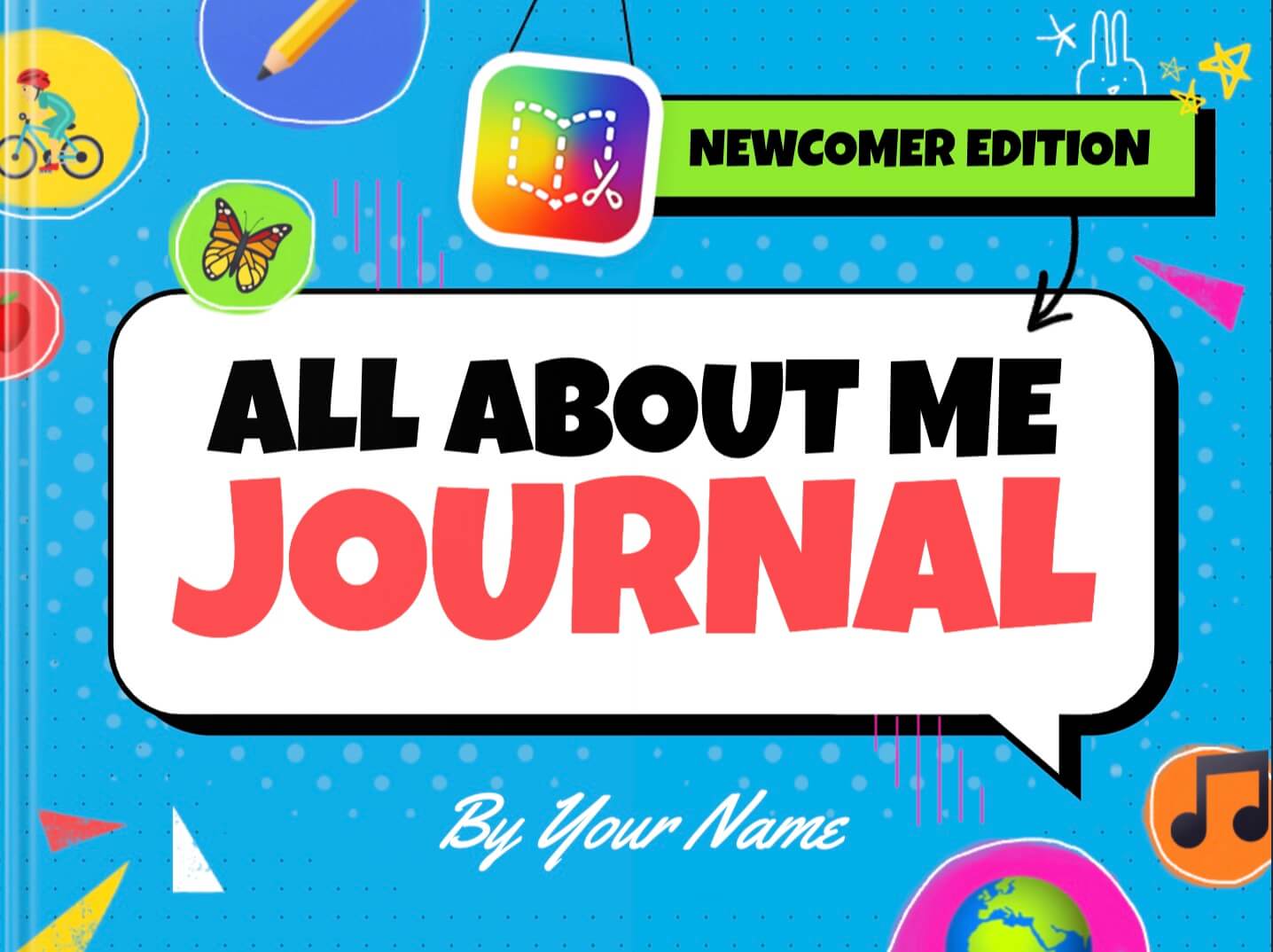 All About Me Newcomers book