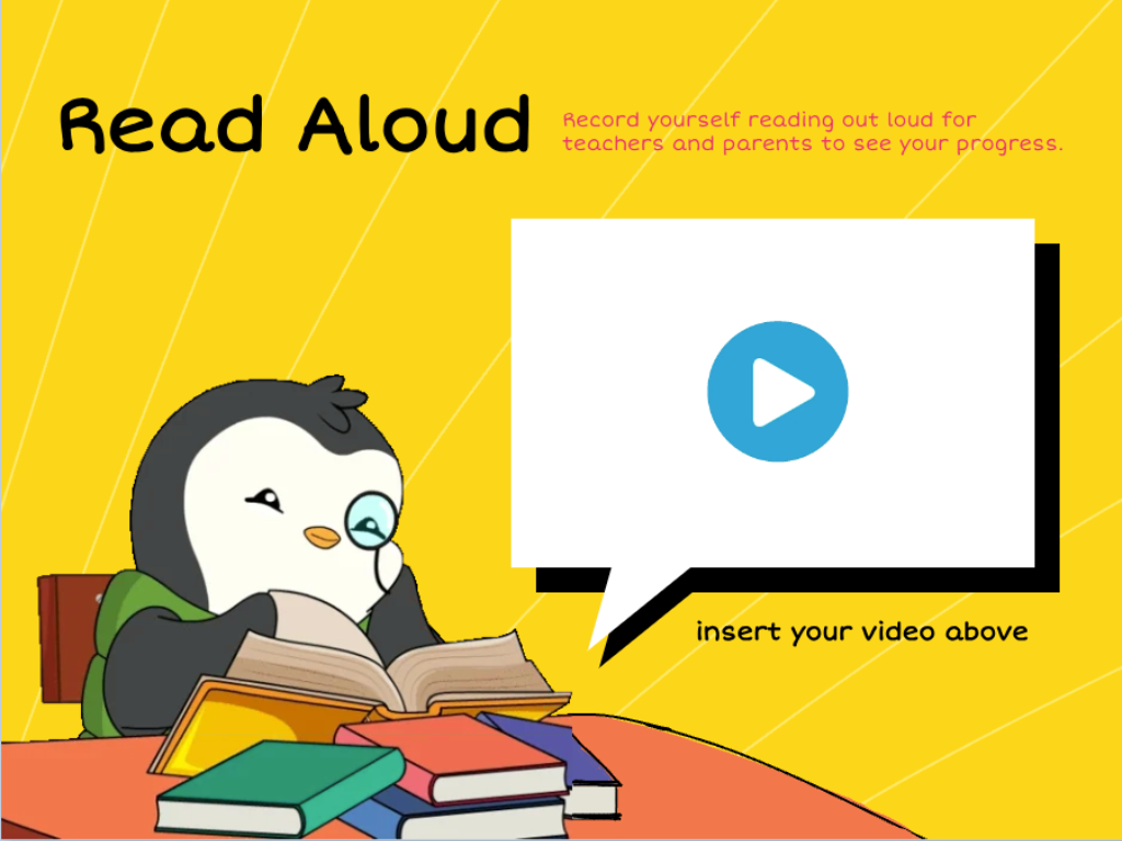 Read Aloud Video Reflection Penguin