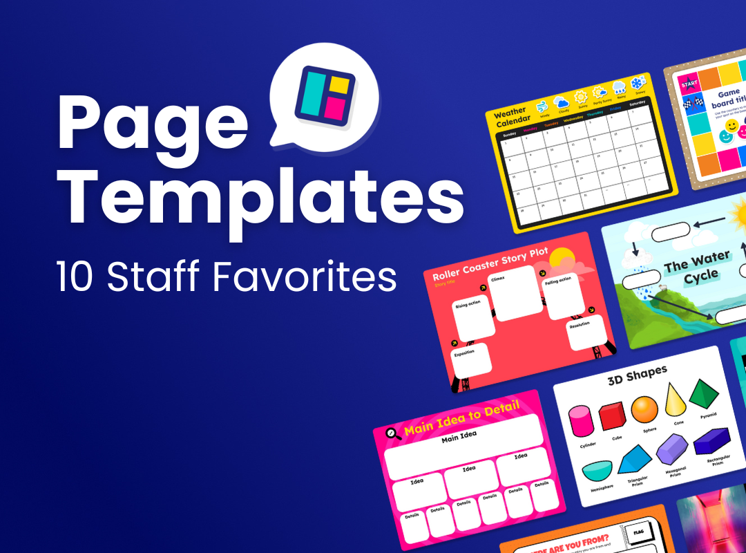 Featured image for “Book Creator’s Favorite Page Templates”