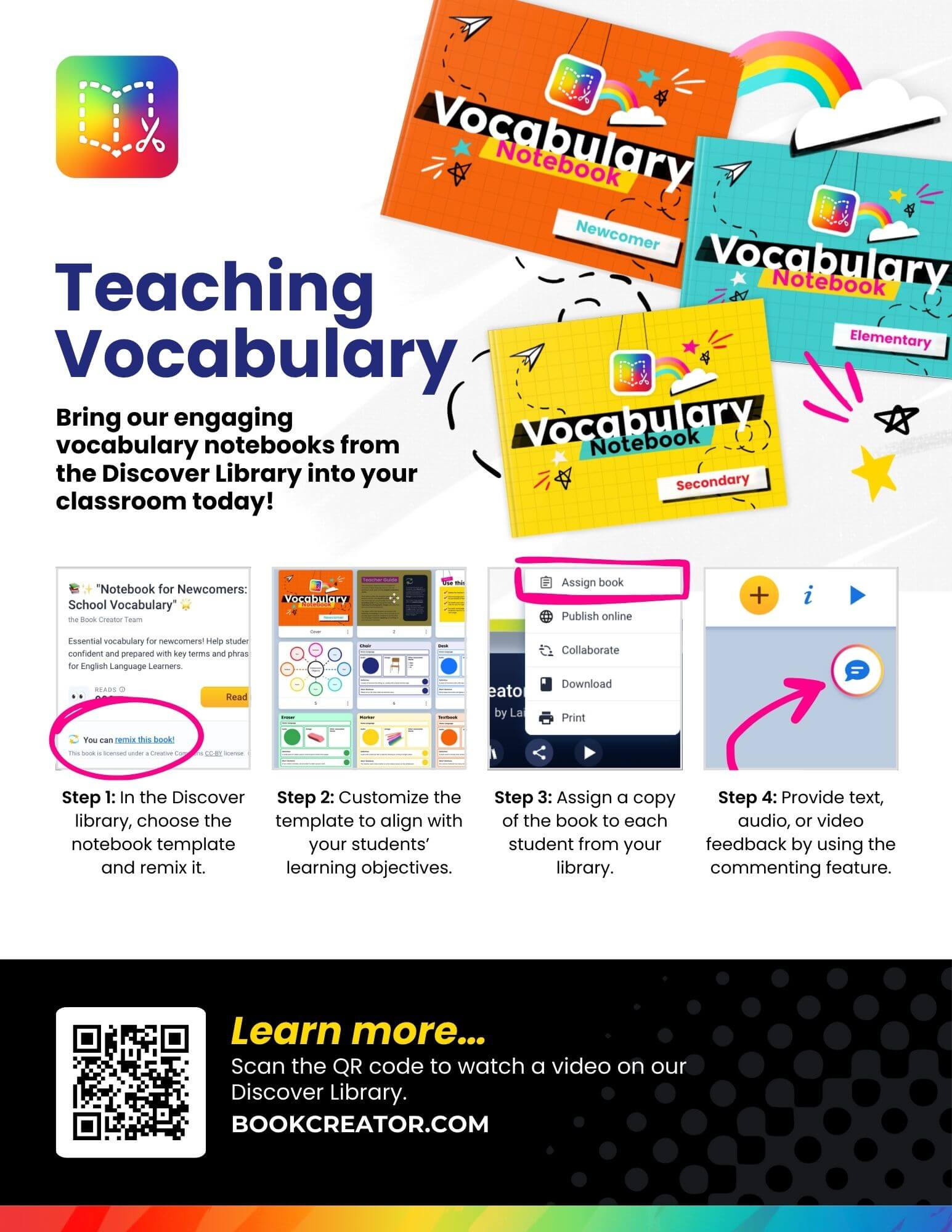 Teaching Vocabulary One-Pager