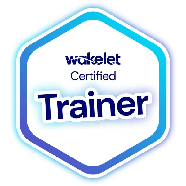 Wakelet Certified Trainer badge