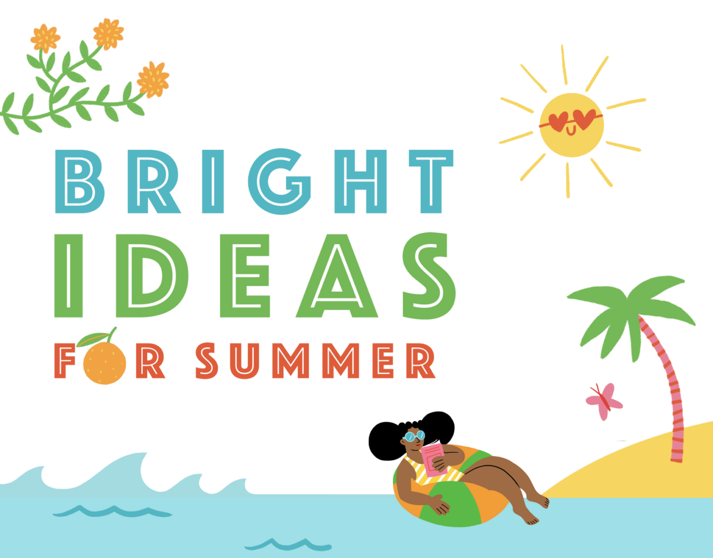 bright ideas for summer graphic