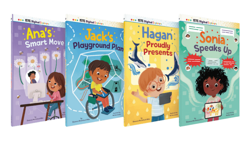 Four book covers