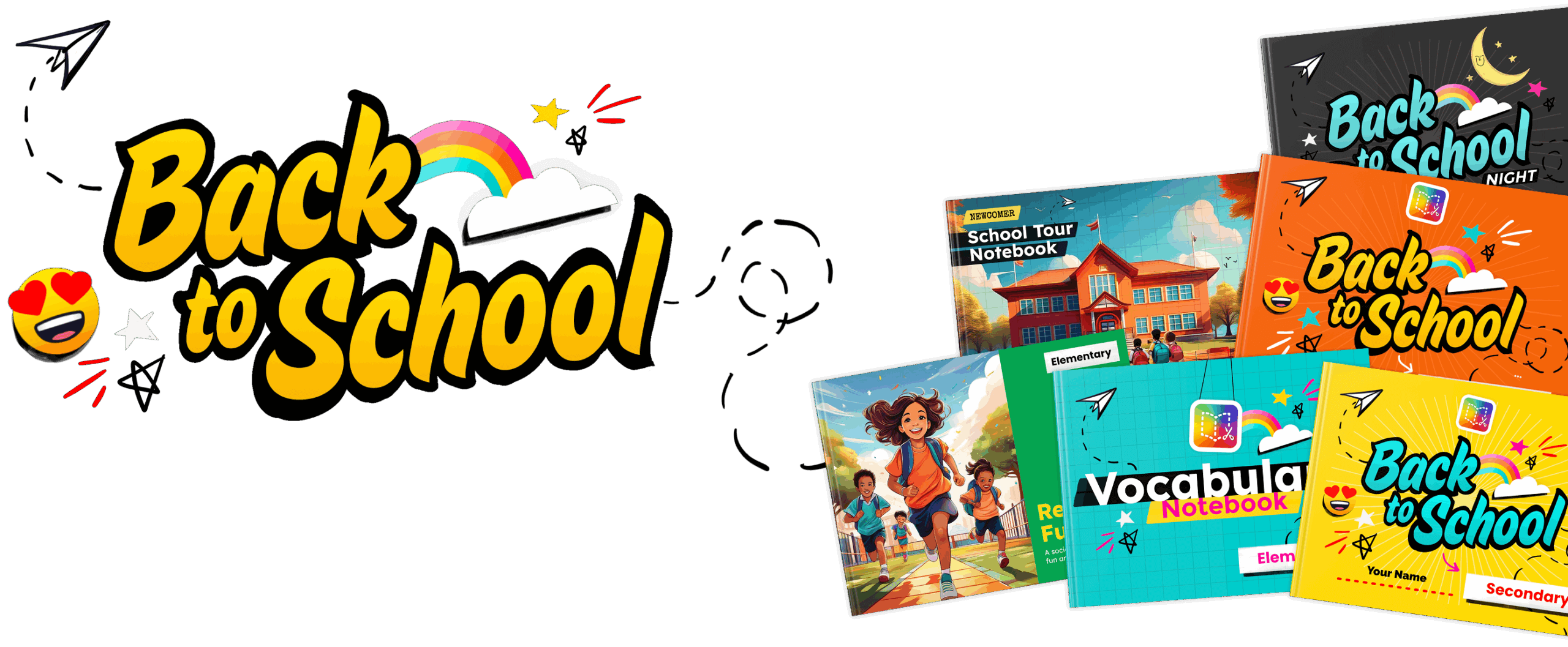 Back to School with Book Creator headline graphic