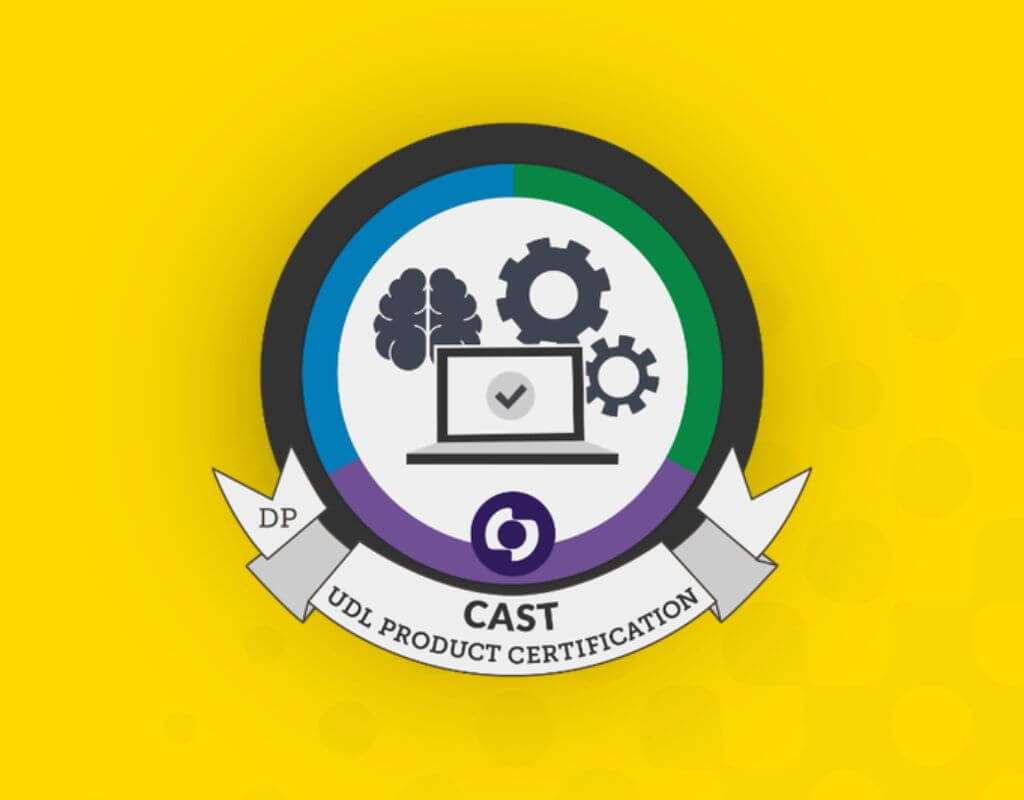 CAST UDL product Certification badge